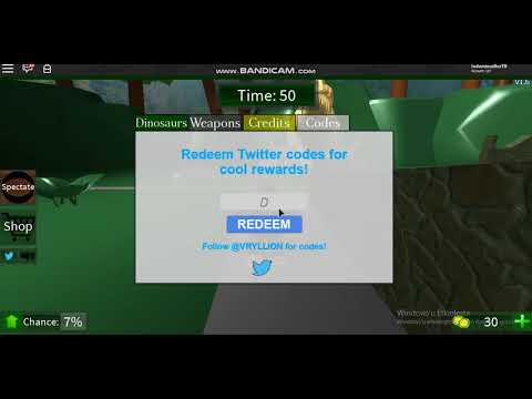 Dinosaur Hunter Roblox Codes Fasrprize - ds roblox codes